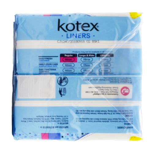 Kotex Liners Daily FreshUnscented Twin Pack Fresh Groceries Delivery