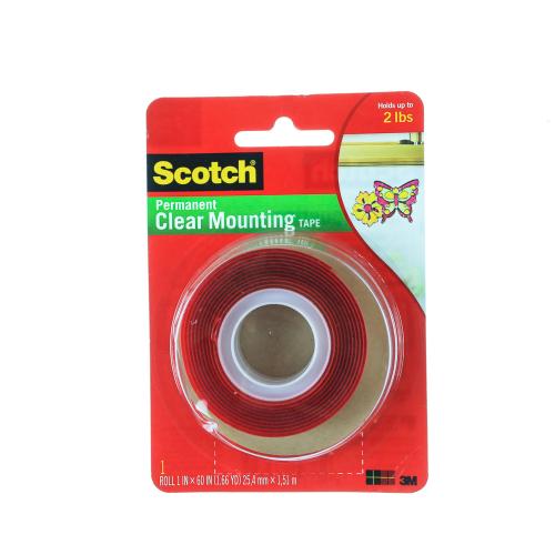Scotch Permanent Clear Mounting Tape Fresh Groceries Delivery Redtick