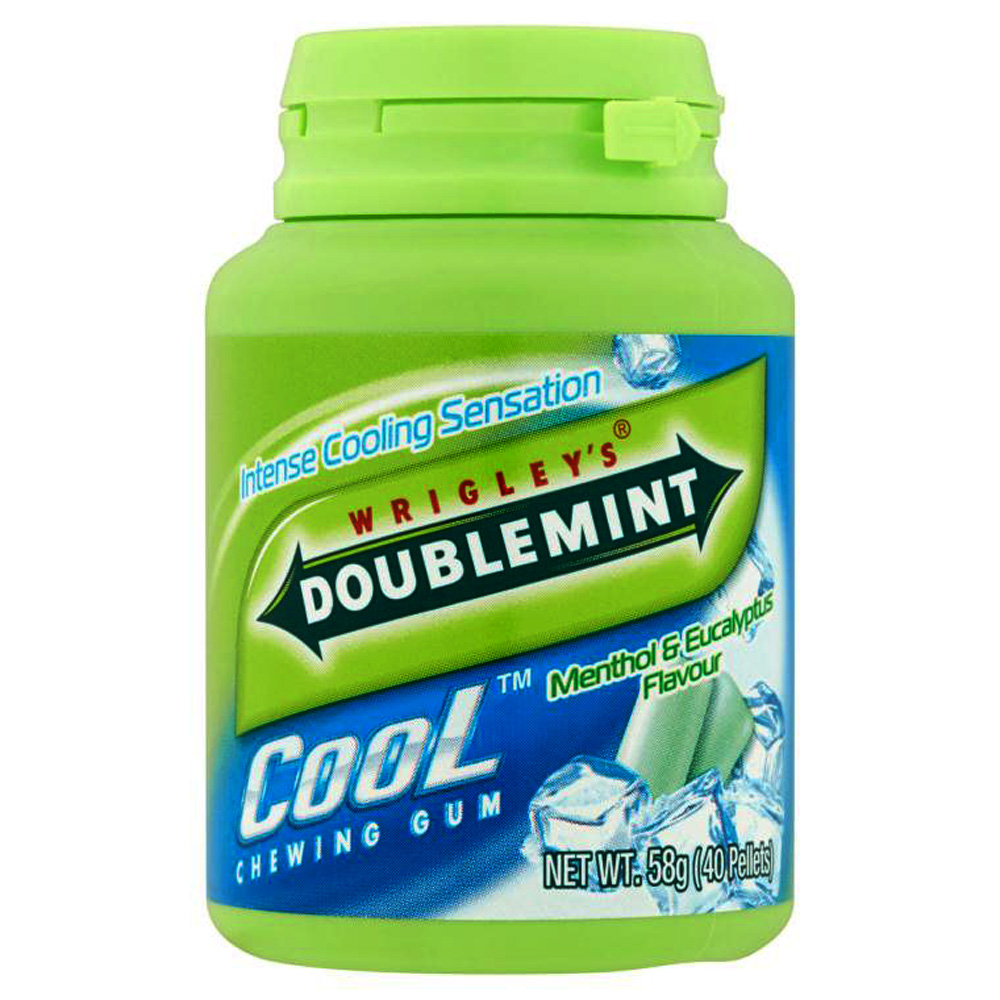 Wrigley Doublemint Chewing Gum Menthol & Eucalyptus Fresh Groceries