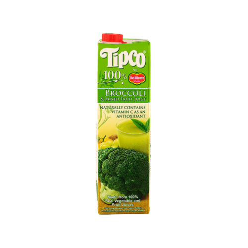 Tipco 100 Broccoli & Mixed Fruit Juice 500mL Fresh Groceries